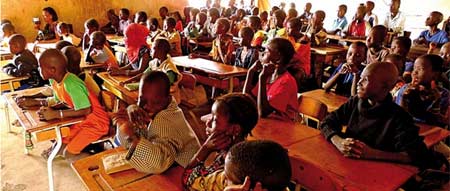 Une classe en Afrique